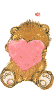 Cute Teddy Bear Pink Heart Sticker - Cute Teddy Bear Teddy Bear Pink Heart Stickers