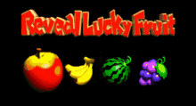 Reveal Your Lucky Fruit Fruit GIF - Reveal Your Lucky Fruit Fruit Apple GIFs