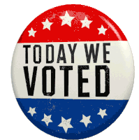 Today We Voted Tomorrow We Dream Sticker - Today We Voted Tomorrow We Dream Voting Day Stickers