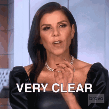 Very Clear Heather Dubrow GIF - Very Clear Heather Dubrow Real Housewives Of Orange County GIFs