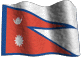 Nepal Flag Sticker - Nepal Flag Windy Stickers