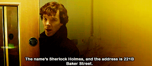When Someone Asks Who The Hell I Think I Am Gif Sherlock Holmes Benedict Cumberbatch Wink Discover Share Gifs