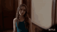 Smile Lily Collins GIF - Smile Lily Collins Emily Cooper GIFs