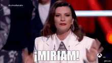 Miriam La Voz Miriam Rodriguez GIF - Miriam La Voz Miriam Rodriguez Laura Pausini GIFs