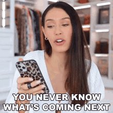 You Never Know Whats Coming Next Shea Whitney GIF - You Never Know Whats Coming Next Shea Whitney You Cant Predict Anything GIFs