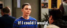 Coulda Woulda GIF - If I Could I Would Cbs Big Bang Theory GIFs