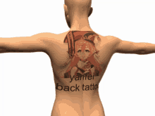 Yanfei Back Tattoo Yanfei Genshin Impact GIF - Yanfei Back Tattoo Yanfei Back Tattoo GIFs