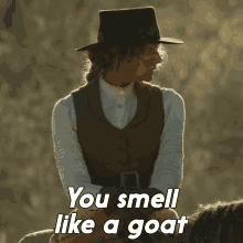 You Smell Like A Goat Margaret Dutton GIF - You Smell Like A Goat Margaret Dutton Faith Hill GIFs