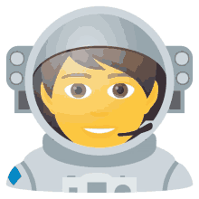 astronaut people joypixels cosmonaut spaceman