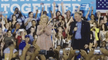 Tim Kaine GIF - Tim Kaine Hillary Clinton Campaign Rally GIFs