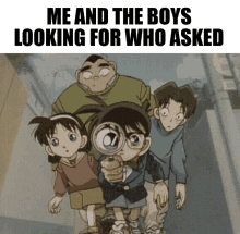 Detective Conan Me Looking For Who Asked GIF - Detective Conan Me Looking For Who Asked Looking For Who Asked GIFs