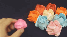 Origami Paper Roses Origami Art GIF - Origami Paper Roses Origami Art GIFs
