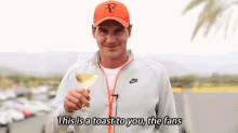 Roger Federer Tennis GIF - Roger Federer Tennis Lets Toast GIFs