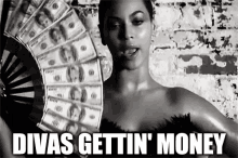 Divas Gettin' Money GIF - Beyonce Divas Money GIFs