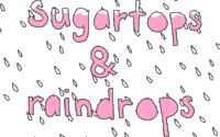 Raindrops Sugar Sticker - Raindrops Sugar Pink Stickers