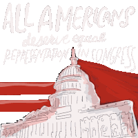 All Americans Deserve Equal Representation In Congress Dc Sticker - All Americans Deserve Equal Representation In Congress Dc Dc Statehood Stickers