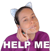 Help Me Cristine Raquel Rotenberg Sticker - Help Me Cristine Raquel Rotenberg Simply Nailogical Stickers