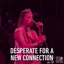 Desperate For A New Connection Miley Cyrus GIF - Desperate For A New Connection Miley Cyrus Plastic Hearts Song GIFs