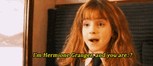 Hermione Granger I Am GIF - Hermione Granger I Am You Are GIFs