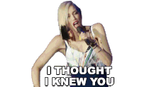 I Thought I Knew You Gwen Stefani Sticker - I Thought I Knew You Gwen Stefani No Doubt Stickers