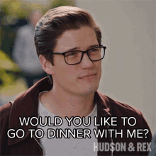 Would You Like To Go To Dinner With Me Jesse Mills GIF - Would You Like To Go To Dinner With Me Jesse Mills Hudson And Rex GIFs