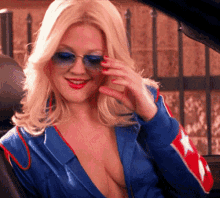 Drew Barrymore Lick GIF - Drew Barrymore Lick Shades Off GIFs