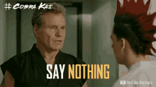 Say Nothing Cobra Kai GIF - Say Nothing Cobra Kai Youtube Red GIFs
