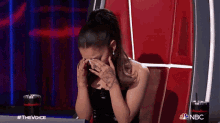 Emotional Ariana Grande GIF - Emotional Ariana Grande The Voice GIFs