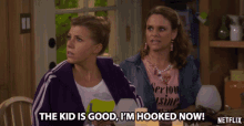 The Kid Is Good Im Hooked Now GIF - The Kid Is Good Im Hooked Now Andrea Barber GIFs