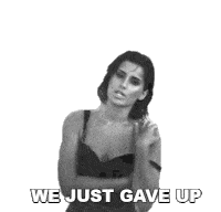 We Just Gave Up Nelly Furtado Sticker - We Just Gave Up Nelly Furtado In Gods Hands Song Stickers