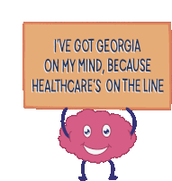 Georgia On My Mind Ga Sticker - Georgia On My Mind Georgia Ga Stickers