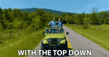 With The Top Down And The Sun Out Now Were Cruising On Down The Street GIF - With The Top Down And The Sun Out Now Were Cruising On Down The Street Stephen Sharer GIFs