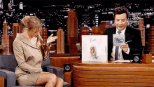 Taylor Swift The Tonight Show Starring Jimmy Fallon GIF - Taylor Swift The Tonight Show Starring Jimmy Fallon Jimmy Fallon GIFs