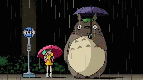 Totoro Waiting GIF - Totoro Waiting Over - Discover & Share GIFs