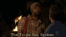 The Tribe Has Spoken Wendell Holland GIF - The Tribe Has Spoken Wendell Holland Snuff GIFs