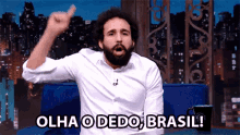 olha o dedo brasil murilo couto the noite com danilo gentili dedo girando