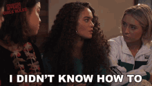I Didnt Know How To Madison Pettis GIF - I Didnt Know How To Madison Pettis Annie Watson GIFs