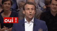 Oui ! GIF - Oui Emmanuel Macron GIFs