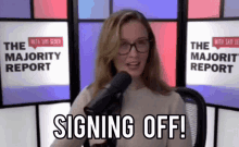 Emma Vigeland Majority Report GIF - Emma Vigeland Majority Report Sign Off GIFs