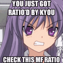 Kyou Fujibayashi Ratio GIF - Kyou Fujibayashi Ratio Check This Ratio GIFs