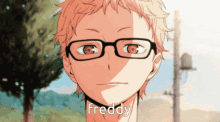 Freddy Tsukishima Freddy Haikyuu GIF - Freddy Tsukishima Freddy Haikyuu Freddy Anime GIFs