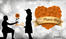 Happy Propose Day Hearts GIF - Happy Propose Day Hearts Roses GIFs