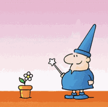 Magic Trick Cartoon GIF - Magic Trick Cartoon Wizard GIFs