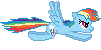 Mlp Pixel Sticker - Mlp Pixel My Little Pony Stickers