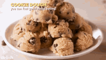 Cookie Dough Chocolate Chip GIF - Cookie Dough Chocolate Chip Yum GIFs