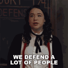 We Defend A Lot Of People Marissa Gold GIF - We Defend A Lot Of People Marissa Gold The Good Fight GIFs