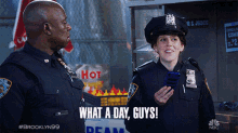 What A Day Guys Captain Ray Holt GIF - What A Day Guys Captain Ray Holt Andre Braugher GIFs