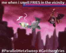 parallel meta knight kirby star allies kirby fries morbius sweep