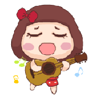Guitar Singing Sticker - Guitar Singing Music Stickers