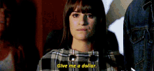 Glee Rachel Berry GIF - Glee Rachel Berry Give Me A Dollar GIFs